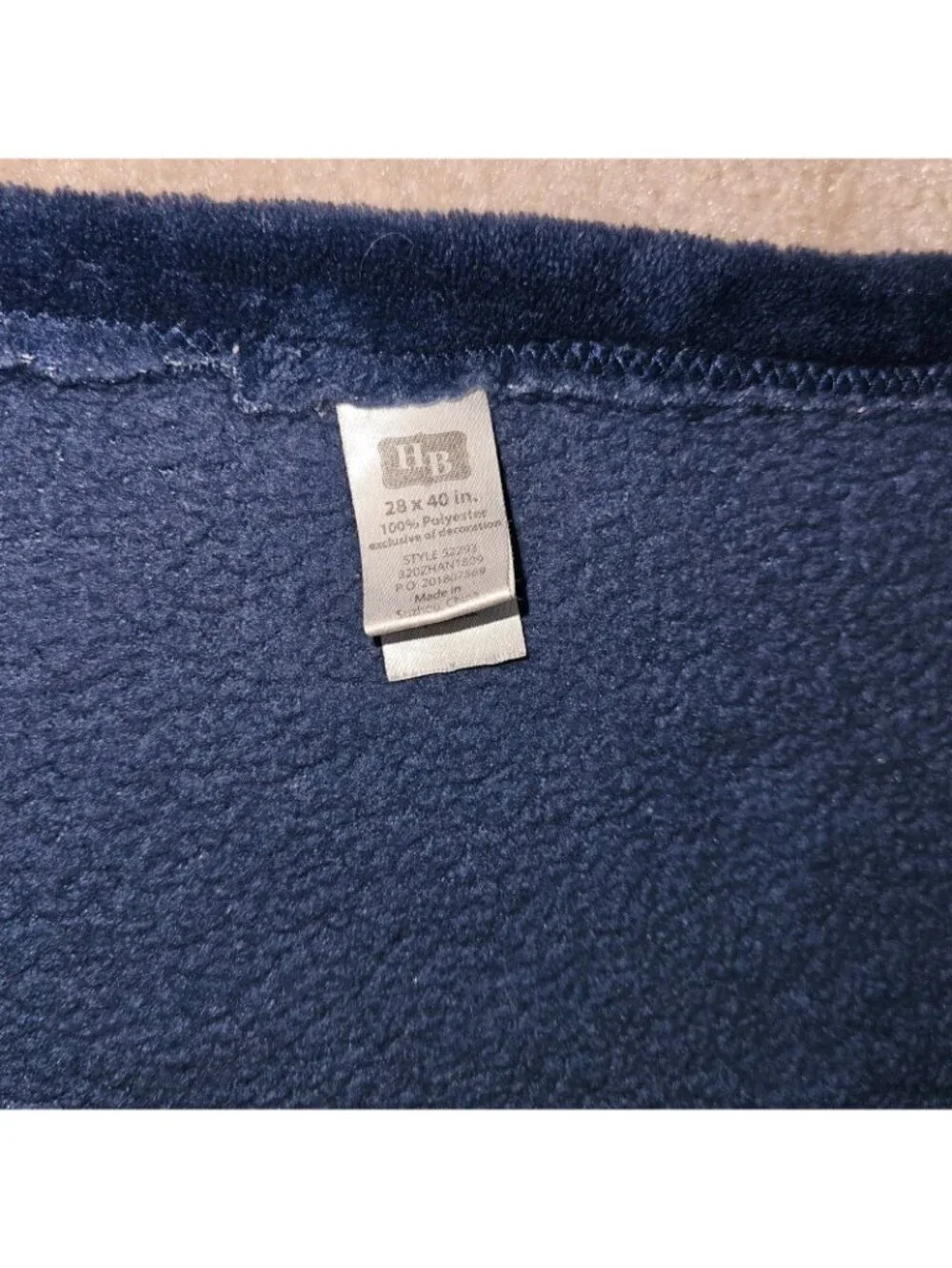 HB Hudson Baby Alligator Blue Hooded Blanket Soft Fleece 28x40 Youth Crocodile